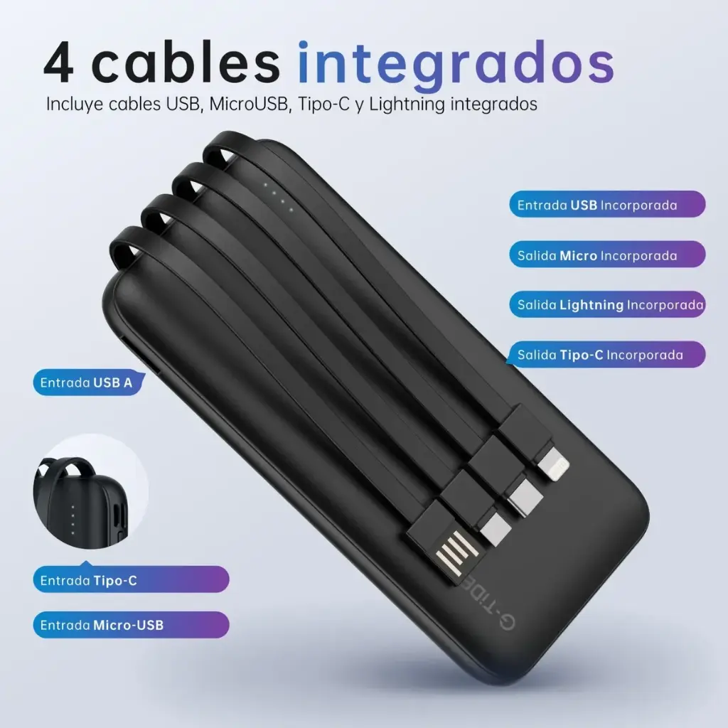 G-TIDE POWER BANK 10000 Mha P1