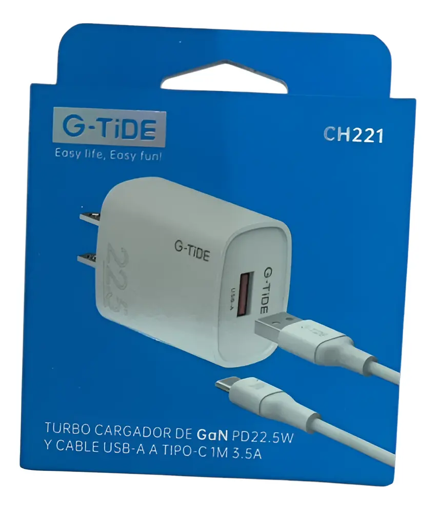 G-TIDE_CARGADOR_CH221(CH22A1) USB-C_3.5A