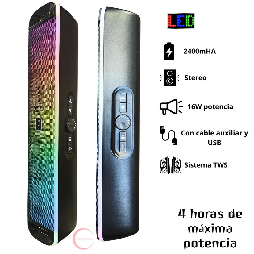 G-TIDE_BOCINA_SH30_NEGRA_BARRA_CON_LUZ RGB 