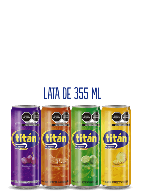 REFRESCO TITAN LATA SABORES 355ML