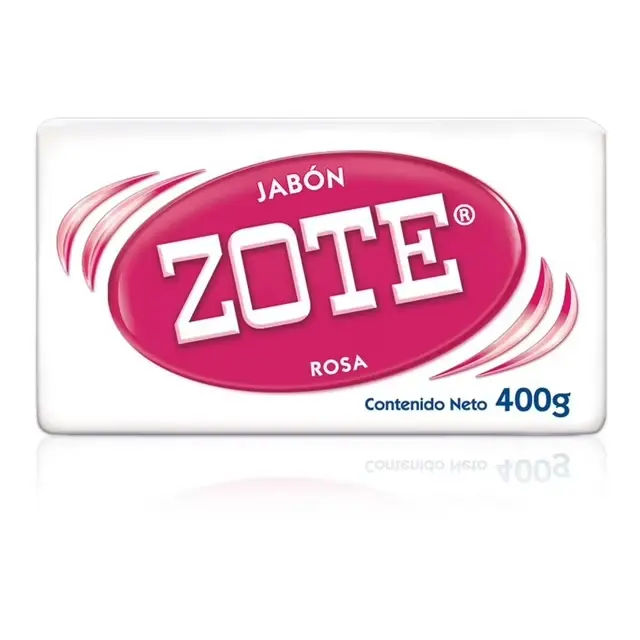 JABON ZOTE DE BARRA ROSA    400 GRS