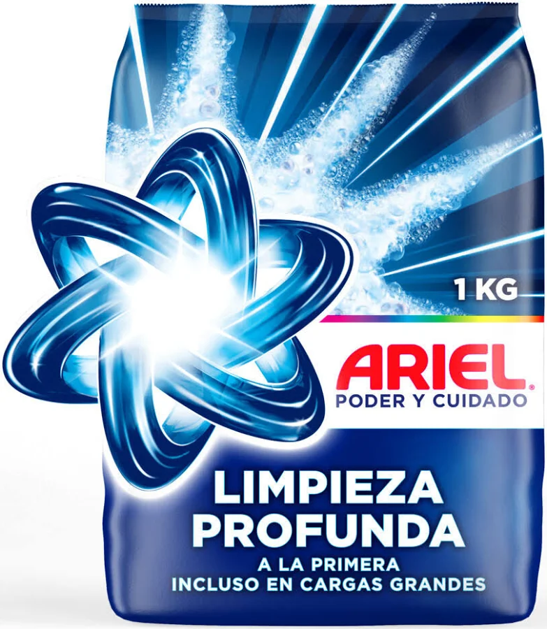 ARIEL DETERGENTE EN POLVO PARA ROPA     850 GRS