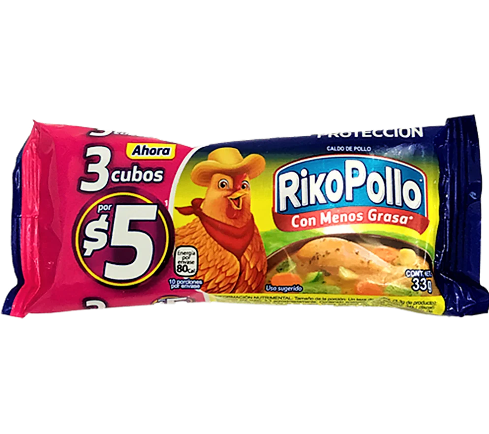 RIKO POLLO PAQUETE 3 PZS 