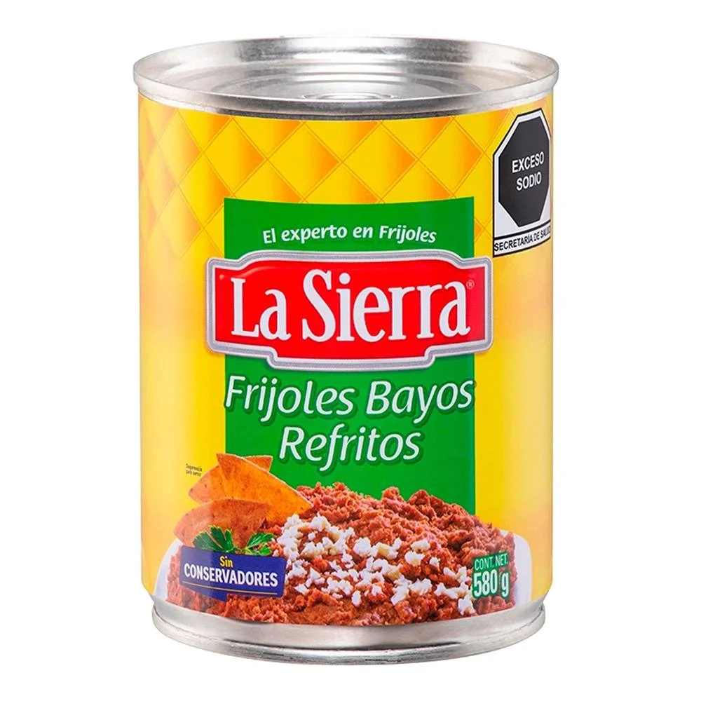 FRIJOLES BAYOS EN LATA LA SIERRA   580G