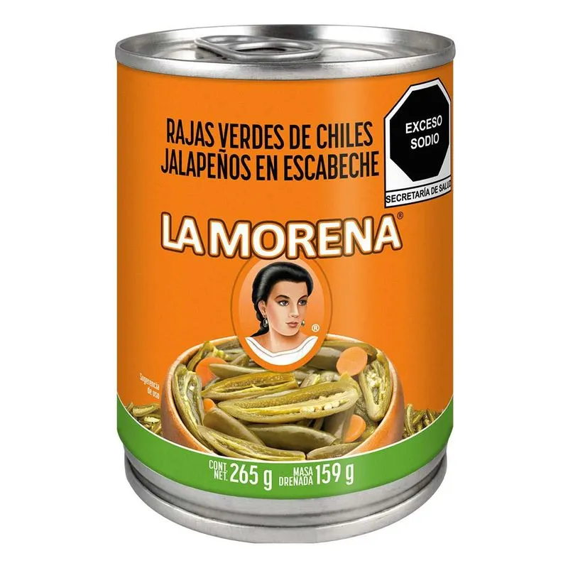 RAJAS VERDES  LA MORENA 210G