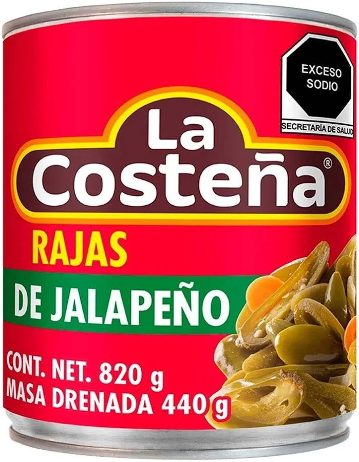 CHILE JALAPEÑO ENTERO  LA COSTEÑA 820G