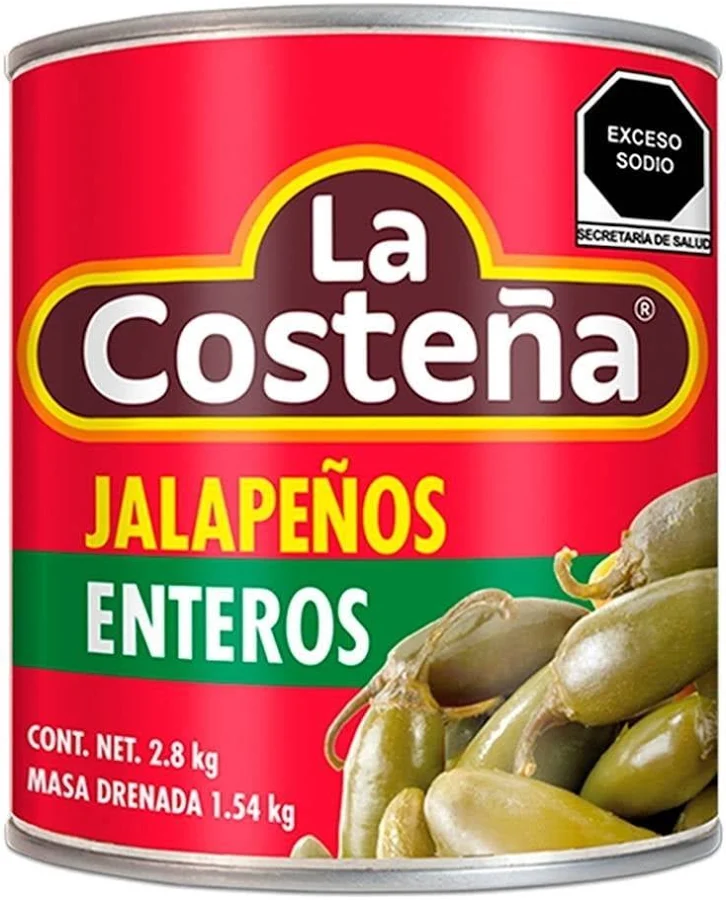 HILE JALAPEÑO ENTERO  LA COSTEÑA    240G