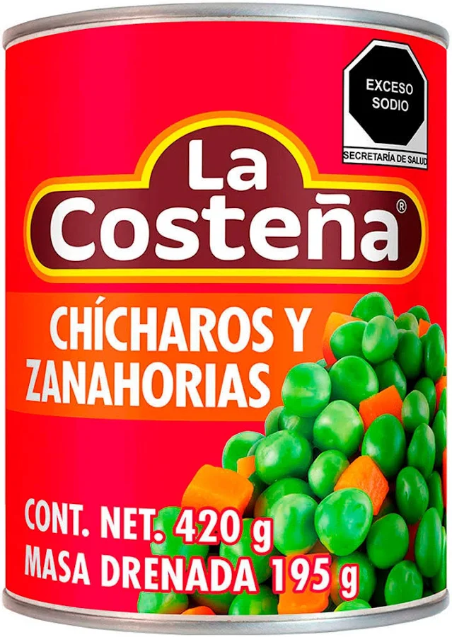 CHICHAROS Y ZANAHORIAS   LAS COSTEÑA  420G