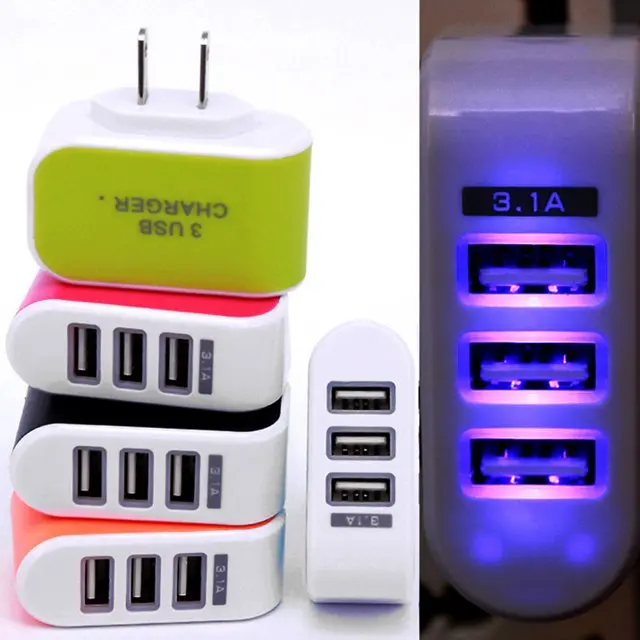 TT-3009 CUBO CARGADOR 3 USB CHARGER