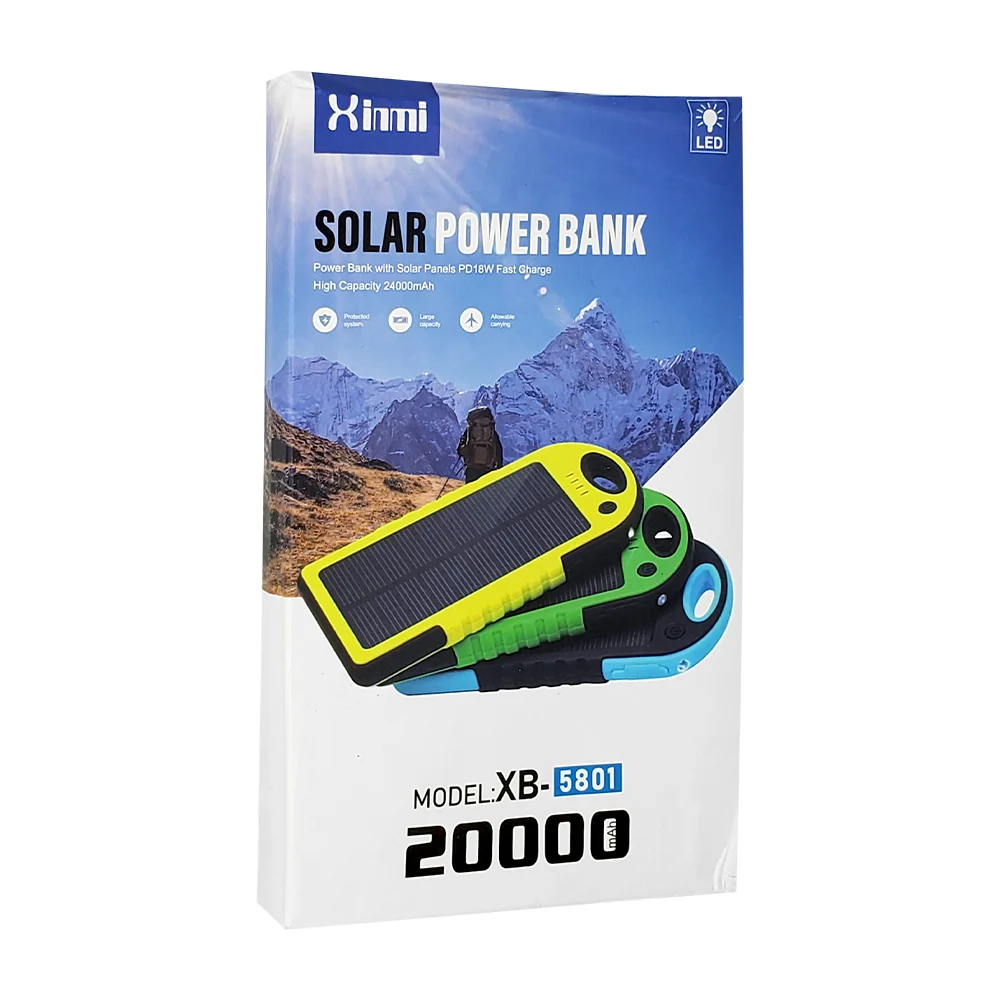 XB-5801 XB- Power bank solar