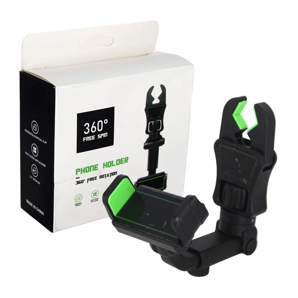 (XZ-6201)SOPORTE PARA CEL RETROVISOR 360 GRADOS