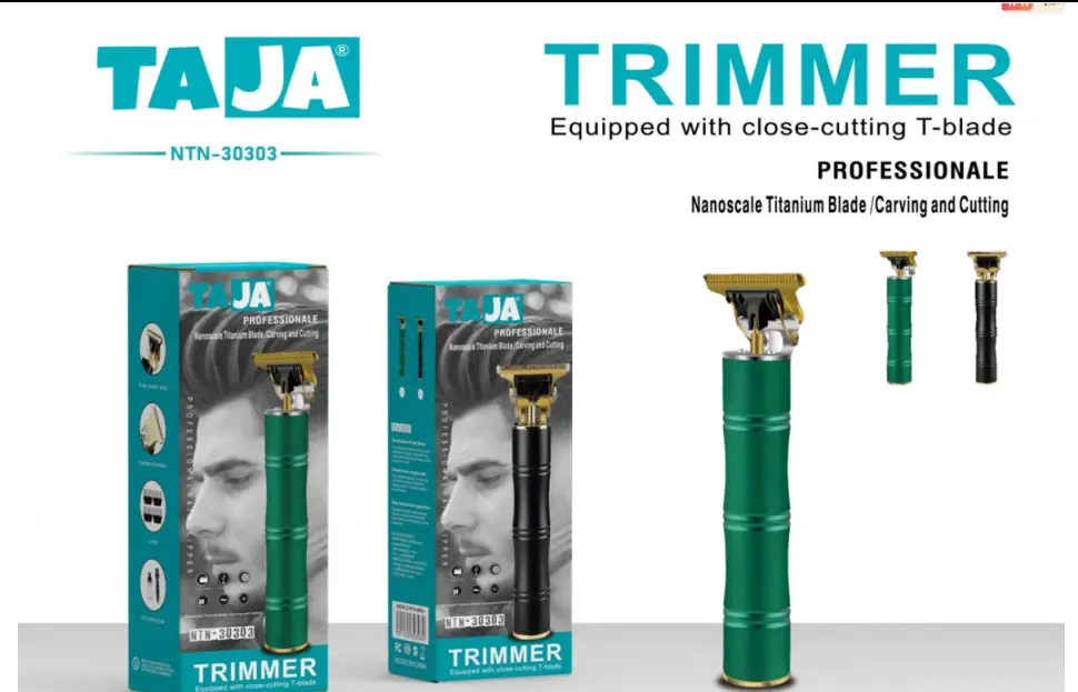 NTN-30303 MAQUINA RASURADORA (Dorado/Negro/Esmerlda)