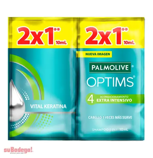 SHAMPOO PALMOLIVE OPTIMS  SOBRE 10 ML