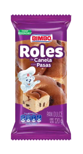 ROLES DE CANELA BIMBO  180 GRS