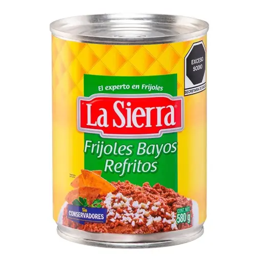 FRIJOLES BAYOS EN LATA LA SIERRA   580G
