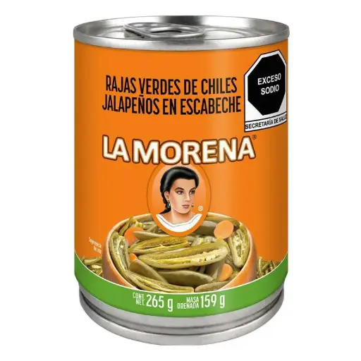RAJAS VERDES  LA MORENA 210G